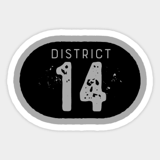 District 14 Sticker